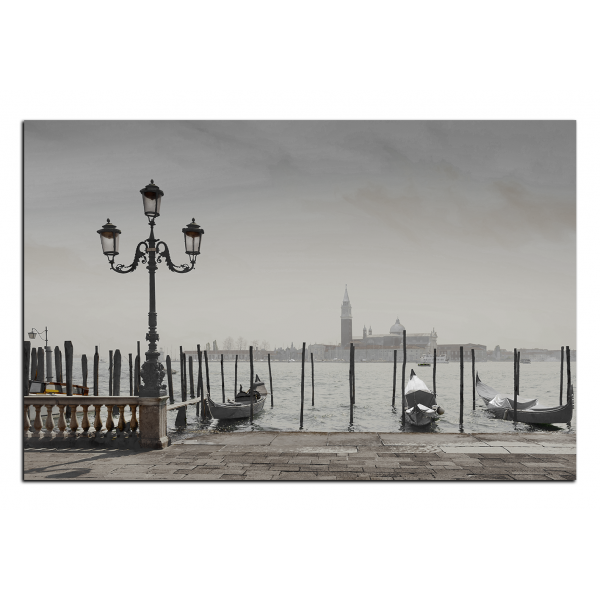 Obraz na plátně - Velký kanál a gondoly v Benátkách