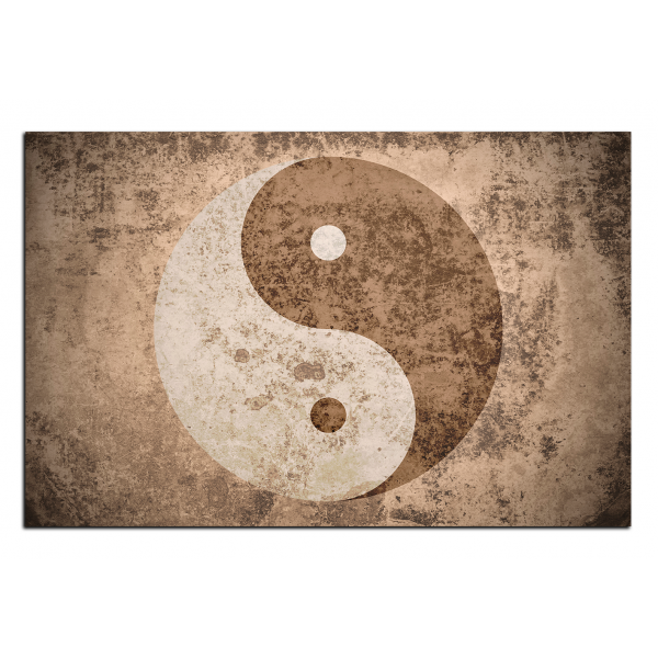 Obraz na plátně - Jin a jang symbol