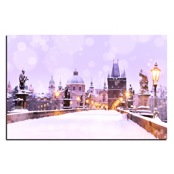 Slika na platnu - Karlov most, Mostecka kula