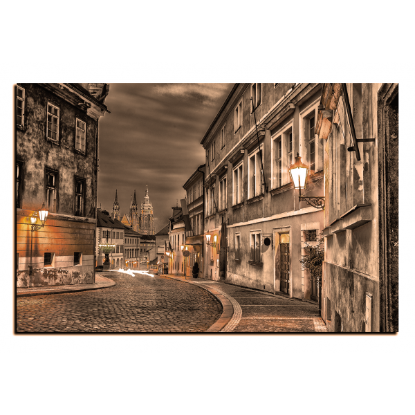 Obraz na plátně - Magické noční staré město