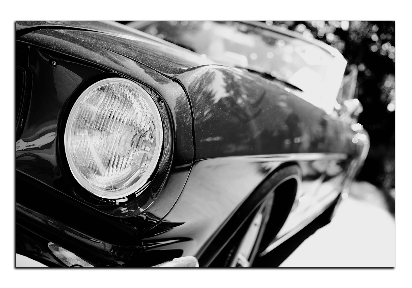 Obraz na plátně - Retro auto fragment Obraz na plátně - Retro auto fragment