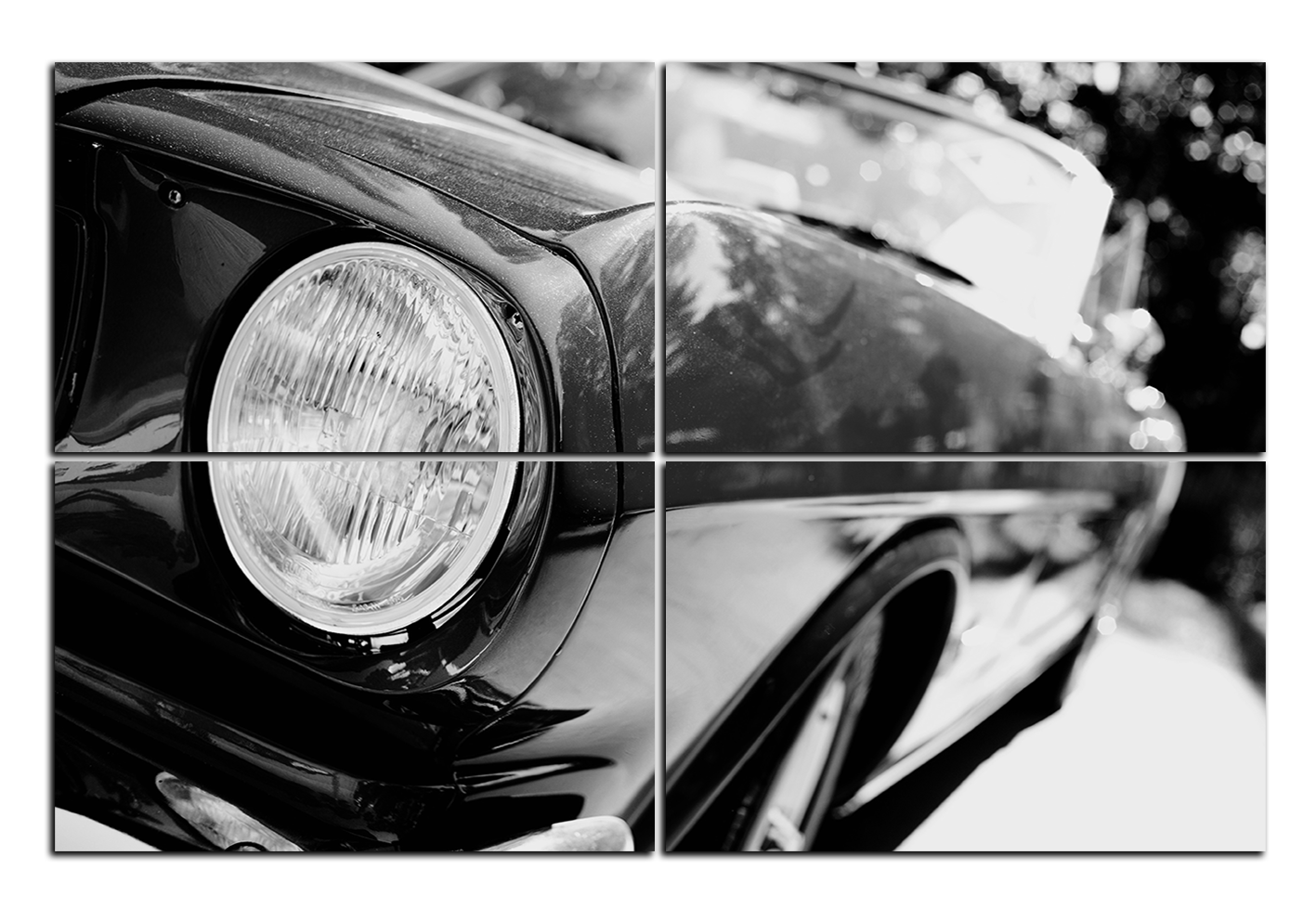 Obraz na plátně - Retro auto fragment Obraz na plátně - Retro auto fragment