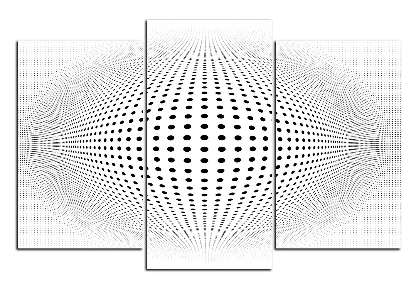 Obraz na plátně - Abstraktní geometrická sfera Obraz na plátně - Abstraktní geometrická sfera